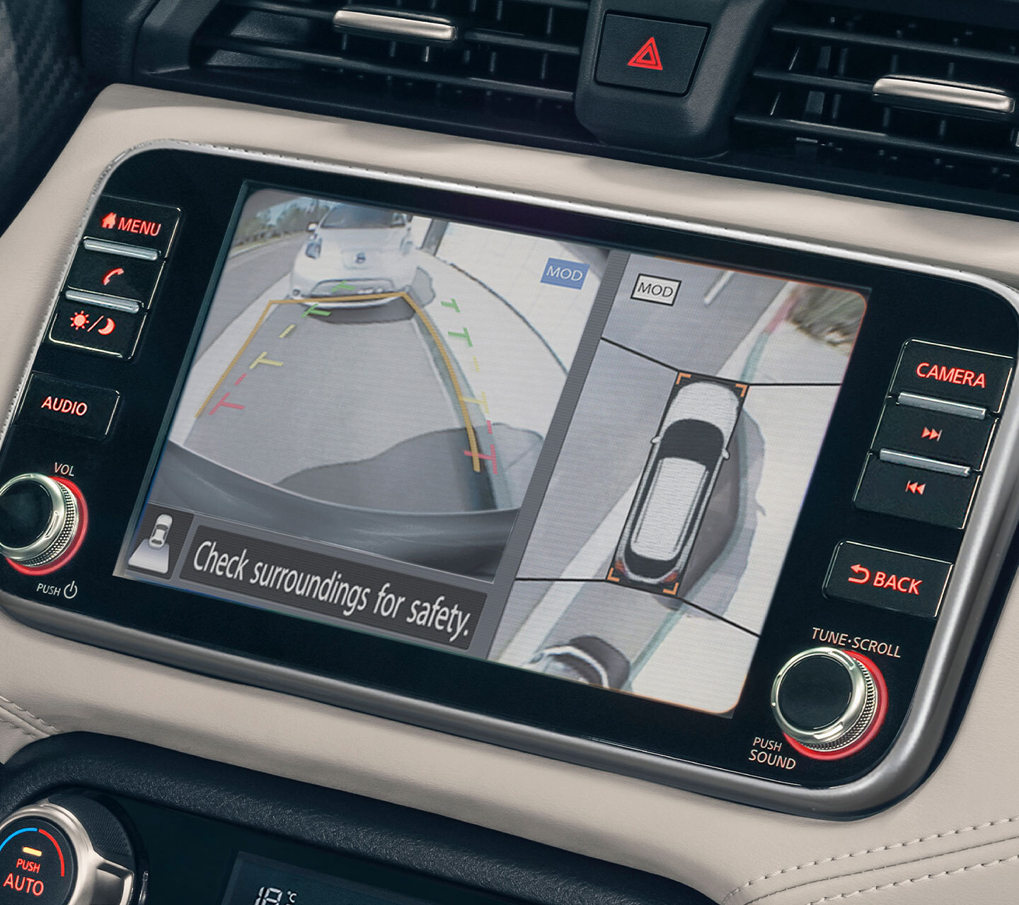 Nissan Sunny intellugent around view monitor